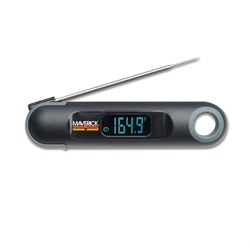 Temp & Time Reverse LCD Thermocouple Thermometer