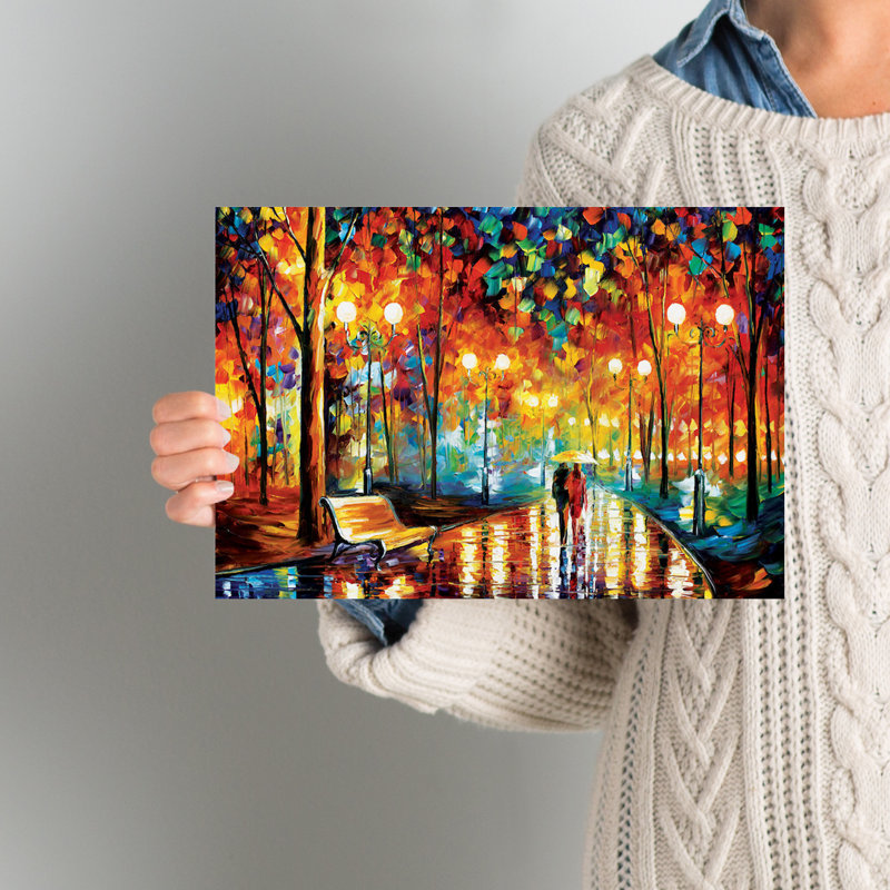 «Rain's Rustle II», reproduction d'art sur toile tendue, H 40 po x l 60 po, Toile tendue, No Frame