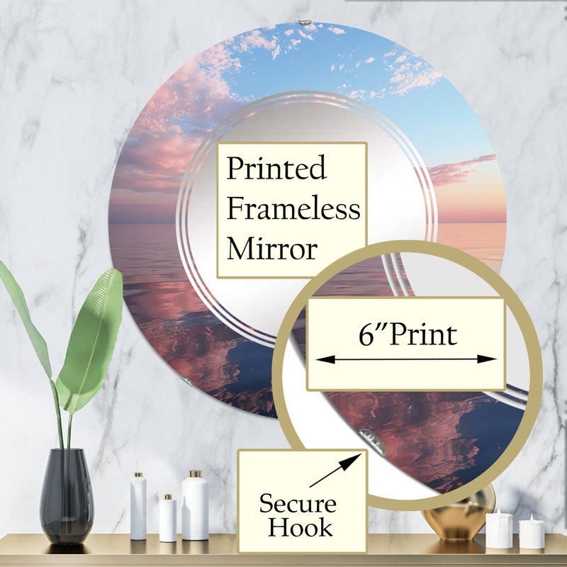 Binberrie Circle Mirror, 32" x 32"