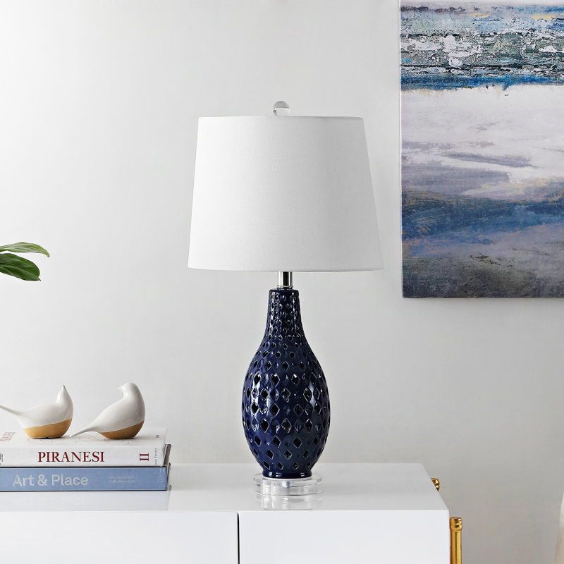 Adene Table Lamp, Navy