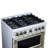 Ambassador 36" Gas range in White