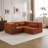 Compression Mahjong Sofa,Convertible Floor Sofa Bed,Diy Boneless Modular Sectional Sofa,No Assembly Required,Circle Fleece Fabric,Oversized 3 Seater With 3 Pillows-365137492