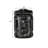 Black Embossed Tin Post Letter Box