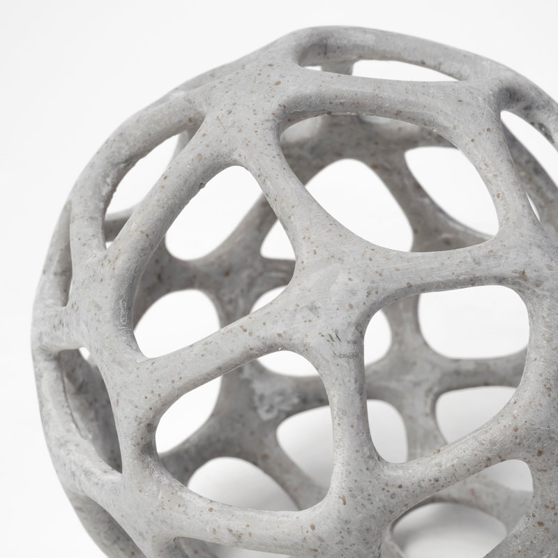 Sculpture Fakenham Spiro, H 6 po x l 6 po x P 6 po, Résine
