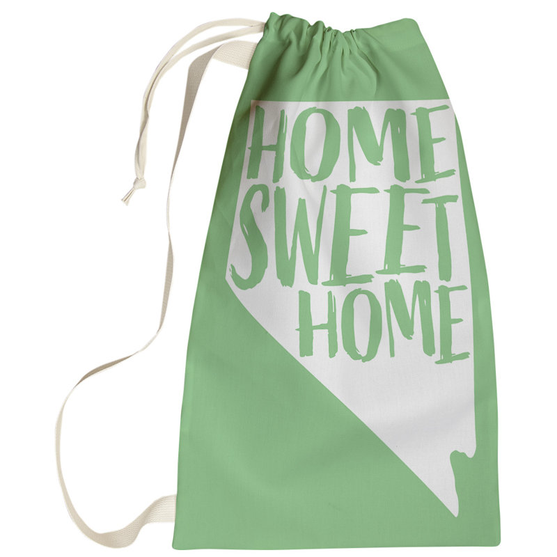 Sac à linge doux pour la maison nevada, Petit (H 29 po x l 18 po), Vert