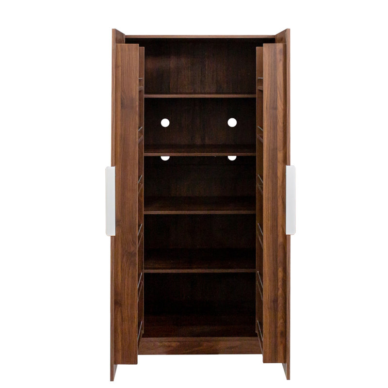 Armoire de cuisine polyvalente pour un rangement organisé et une présentation élégante, parfaite pour les cuisines modernes et rétro