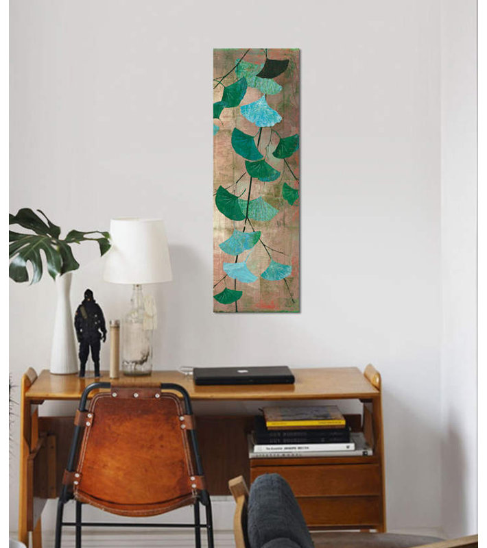 «Azure Branch II» par PI Studio, impression sur toile tendue, H 36 po x l 12 po x P 1,5 po, Toile tendue