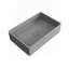 Lavabo de salle de bain rectangulaire en béton 19,68 "gris moderne