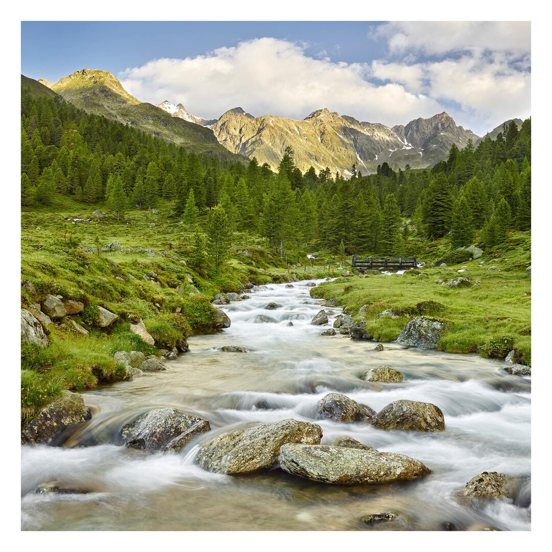 Geprägte Tapete Debanttal National Park, Hohe Tauern 2,4 m x 240 cm