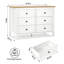 Commode double 6 tiroirs pour chambre Wilma-106233631