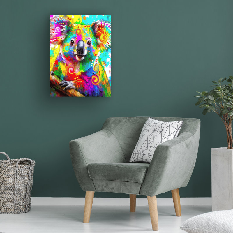 Œuvre sur toile, Dean Dean, H 19 po x l 14 po