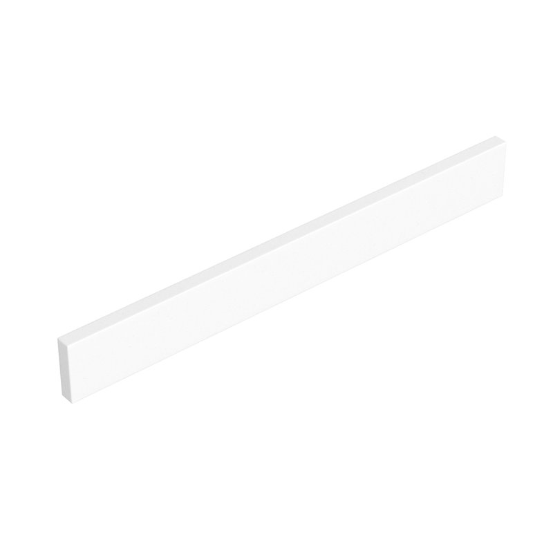 Dosseret de remplacement de 24 pouces en marbre de culture, Marbre de culture blanc