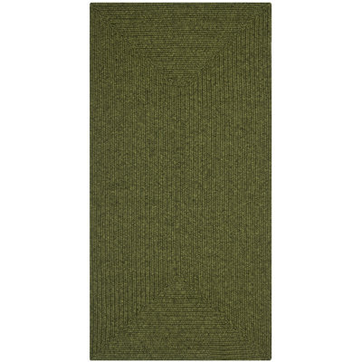 Lakehurst Solid Green Indoor/Outdoor Rug