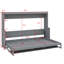 Grand lit escamotable avancé avec système de levage hydraulique et bureau intégré polyvalent-753183801-753183758