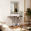 Grand miroir suspendu en cristal Crystal Diamond