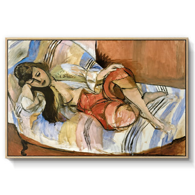 Odalisque, 1923-Henri Matisse-Framed Gallery Wrapped Canvas
