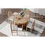 Table de salle à manger extensible 5 pièces avec chaise-223974918-223974917
