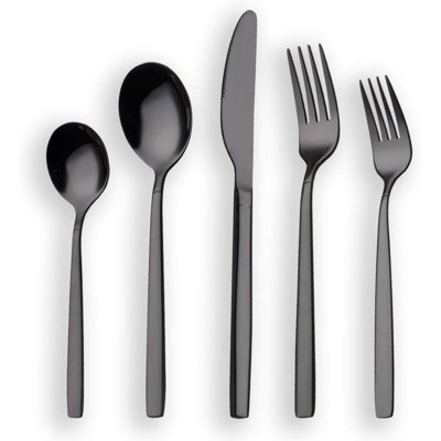 Mercer41 Ladeane Stainless Steel Flatware Set - Service for 4