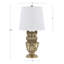 Lampe de table buste en résine 20 po avec abat-jour en lin-948436328-948436331