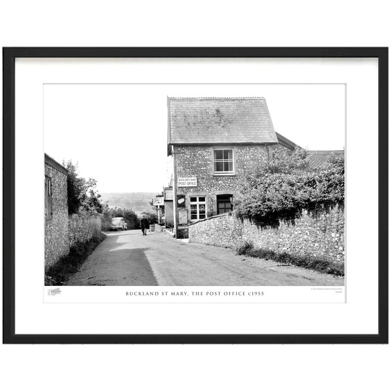 Buckland St Mary, The Post Office C1955 - Single Picture Frame Print, 45cm H x 60cm W x 2.3cm D