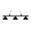 Luminaire suspendu linéaire à 3 lumières pour table de billard Chevelle-22737261-22737254-22737255