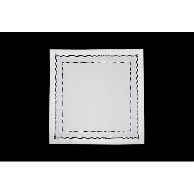 Polyester Rectangle Napkin, White