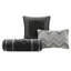 Ensemble d'édredon grand lit 7 pièces Laurel Grey Pintuck-30992291-30992287