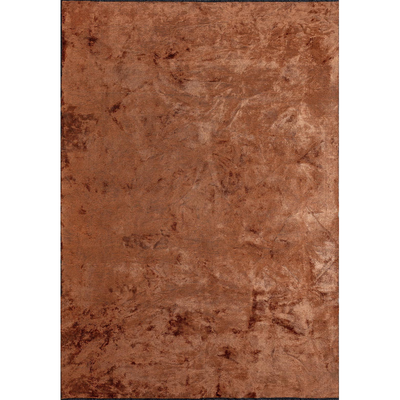 Amonni Abstract Hand Loom Indoor / Outdoor Area Rug, Rectangle 5'3" x 7'6"
