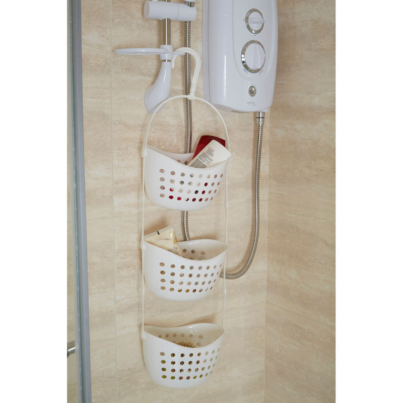 Alanson Hanging Shower Caddy, White