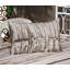 Drap-housse et coussin décoratif Ambesonne, brun et blanc-106792991