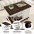 Adjustable End Table With Wheels,Modern Side Table With 360°Rotating Top And Storage Space-442582719