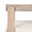 Ensemble de 2 chaises de salle à manger en bois d'acacia, fauteuils avec coussins crème, fauteuil d'appoint en tonneau, ensemble de chaises d'appoint de cuisine pour balcon, cour, jardin, blanc clair