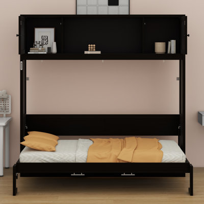 Lit escamotable avec armoires de rangement