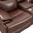 Cahill 6-Pieces Premium Genuine Leather Overstuffed Manual Reclining Sectional Sofa With Storage Console & Cup Holders