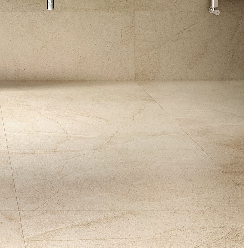 Carrelage de sol en porcelaine mat 18 po x 36 po Westvale Sand, Sable, 18 po x 36 po