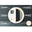 Huldar Glass Flat Wall Mirror