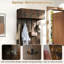 Wall 5 - Hook Wall Mounted Coat Rack