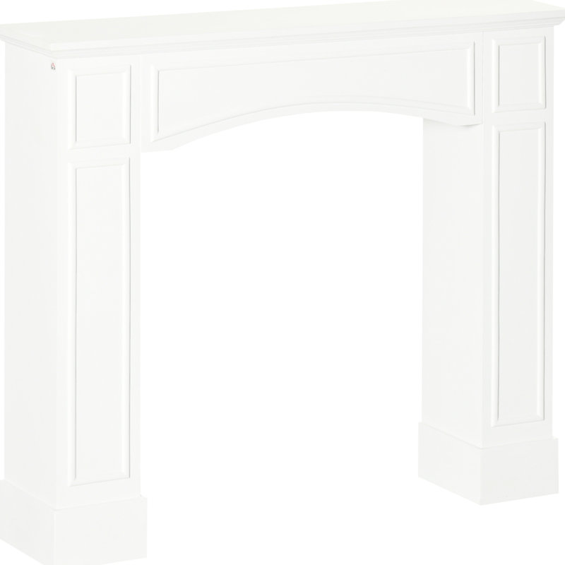 Foyer moderne - blanc, largeur intérieure de 29 po, propriété décorative, emplacement de présentation de 45,25 po de largeur, facile à polir et basculement, marque de cheminée à l'intérieur électrique, zone d'exposition, lavage,