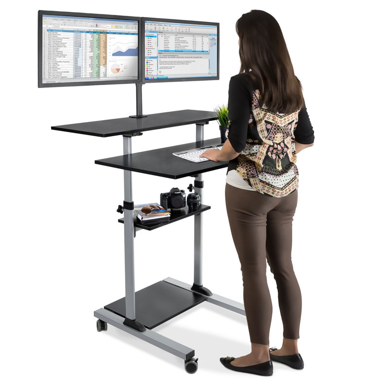 Adjustable Metal Base Standing Desk