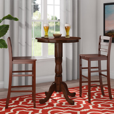 Cogburn Round Solid Wood Base Dining Table