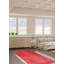 Tapis rouge Teimani 3 pi 8 po x 6 pi 9 po