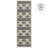 Outdoor Rug Plastic Straw Rug Waterproof Patio Joezette Natural & Black-1004998343