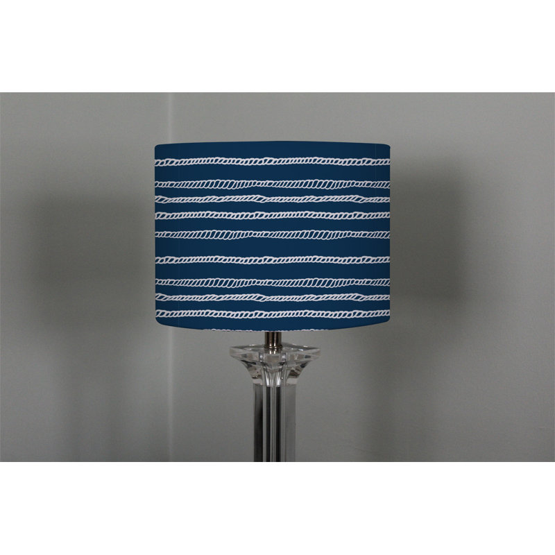 Cotton Drum Lamp Shade ( Uno ), 22cm H x 25cm W x 25cm D