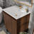 Trautman 24" Freestanding Bathroom Vanity with Sink & Soft-Close Drawers-122359583