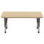 Rectangle T-Mould Adjustable Height Activity Table-99069330-99018375-99069344