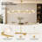 10-Lights  Adjustable Modern Linear Branch Chandelier-123162533