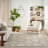 Aloha  Geometric Ivory/Grey Indoor/Outdoor Area Rug-854353717