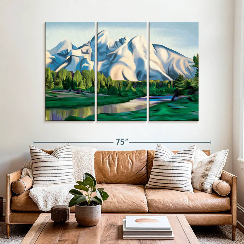 Alvord Grand Teton Daylight Bliss, H 42 po x l 65 po
