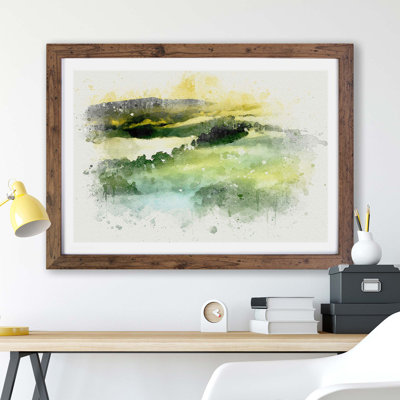 Mist over Da Lat in Vietnam - Framed Print