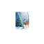 Art mural en toile 24 po x 36 po Christmas Deer